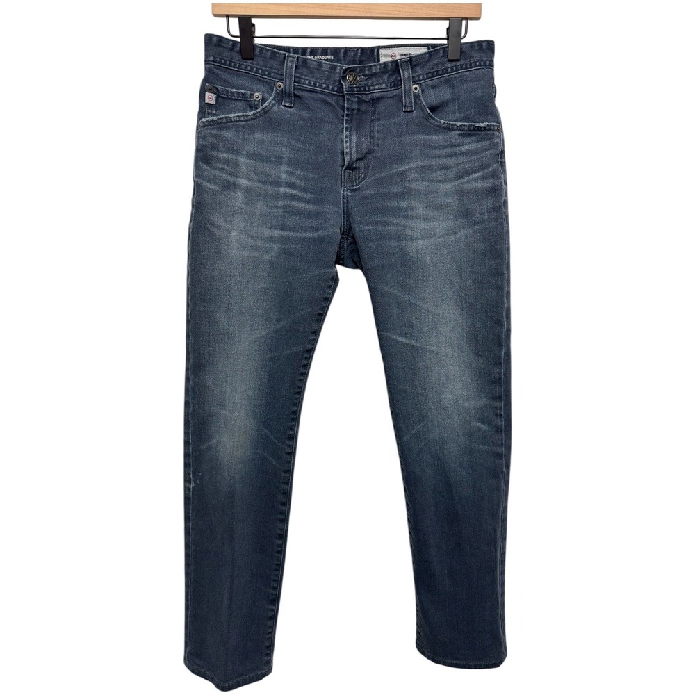AG Adriano Goldschmied The‎ Graduate Tailored Leg Jeans Dark Wash Womens Size 30